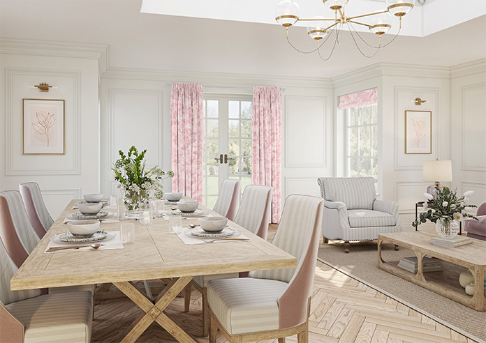 Cyrus Crushed Velvet, Rose - Made to Measure Curtains - Image 8